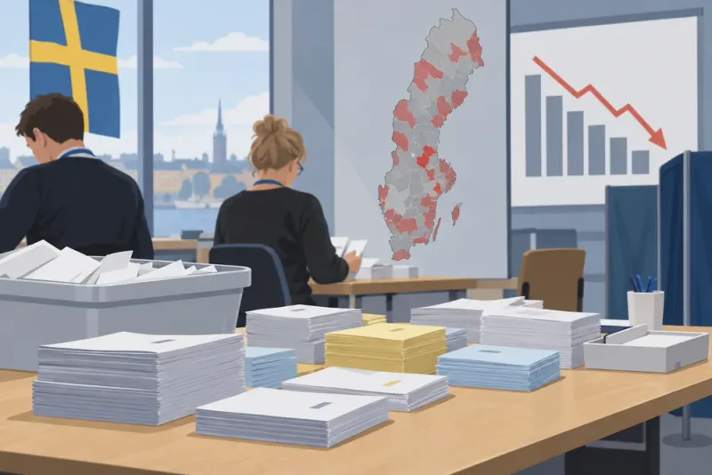 SD tappar väljare i nästan hela landet