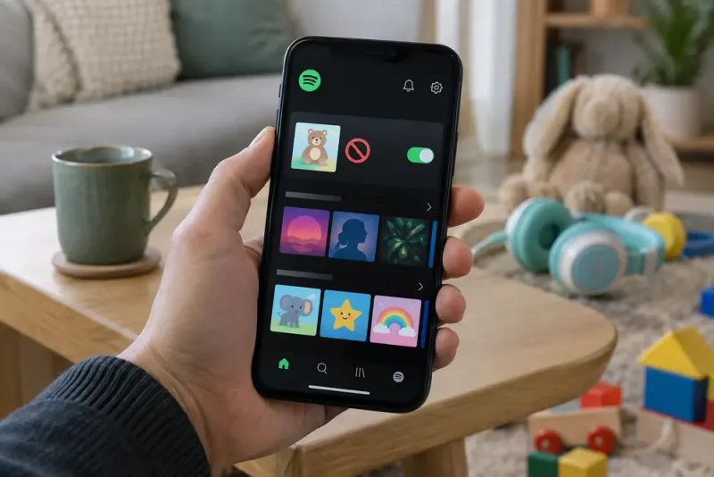 Spotify låter barnmusik lämna rekommendationerna