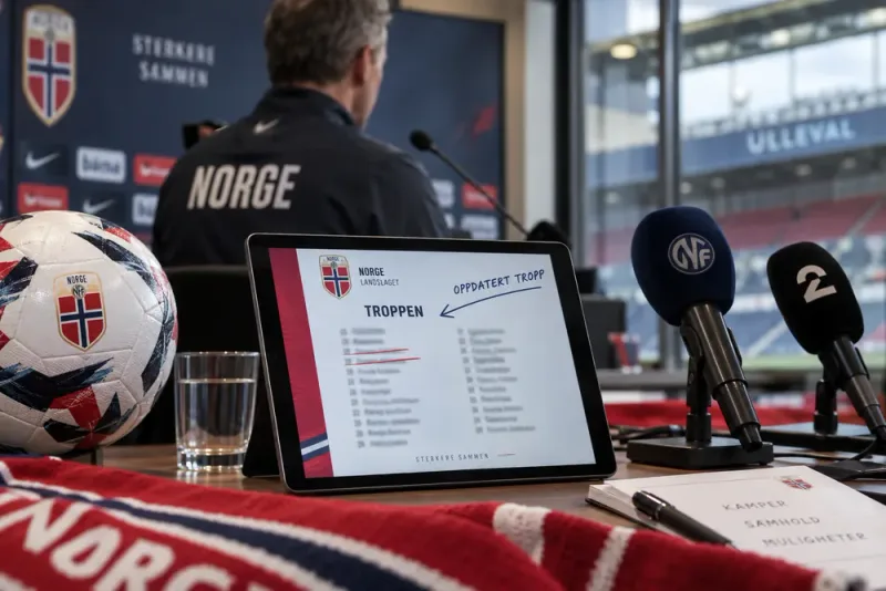 Norges trupputtagning fick oväntad miss