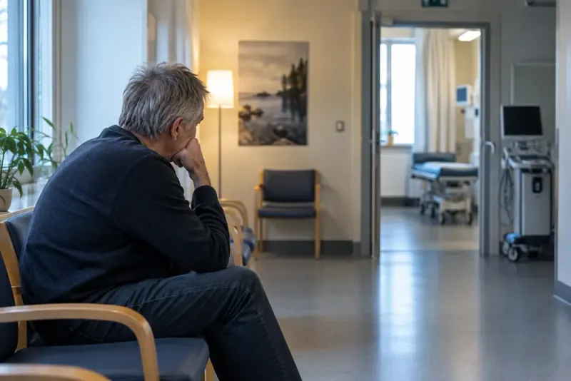 Jörgen Helin väntar på försenad cancerkontroll