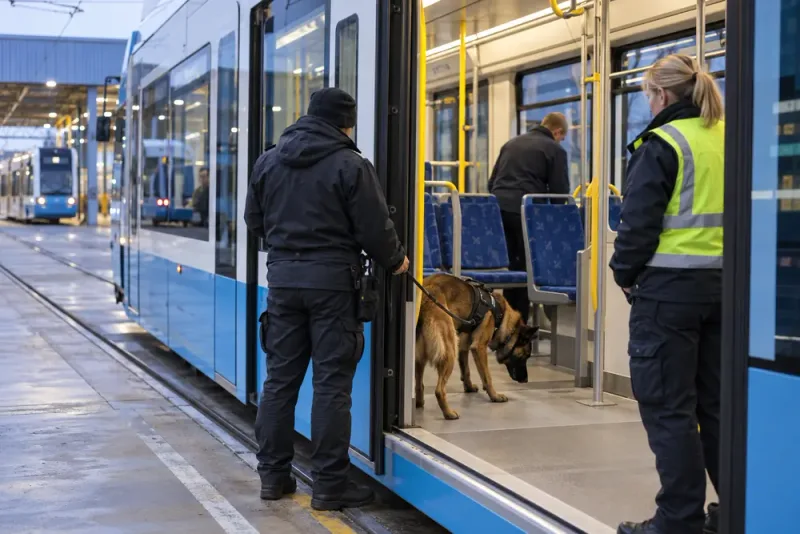 Fyra spårvagnar återgår efter väggluskontroll
