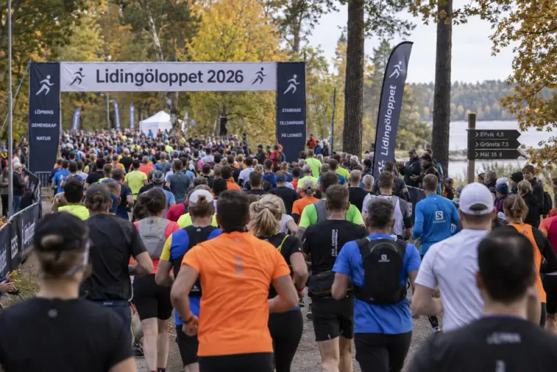 18 000 löpare fyller årets Lidingöloppet