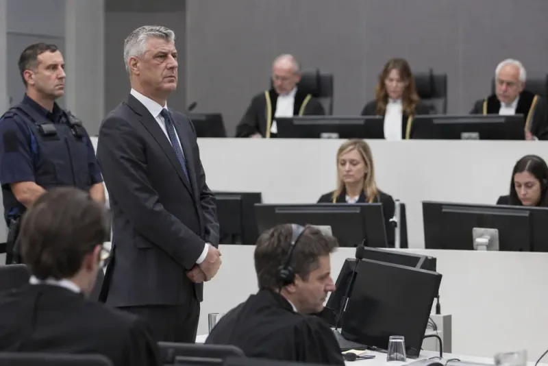 Hashim Thaçi döms till 25 års fängelse