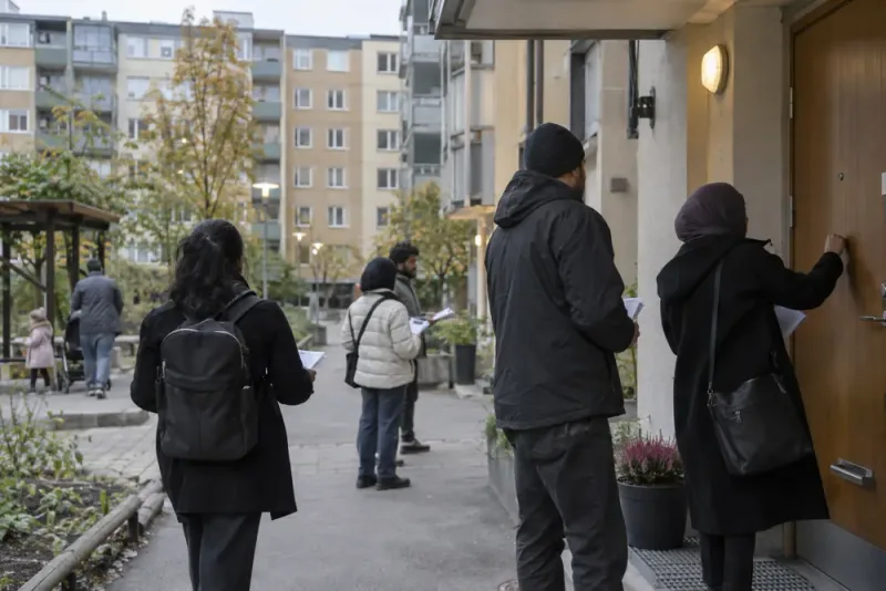 Vänsterpartiet växte kraftigt efter omfattande dörrknackning