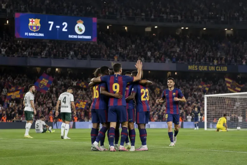 Barcelona öser in mål efter sjätte segern