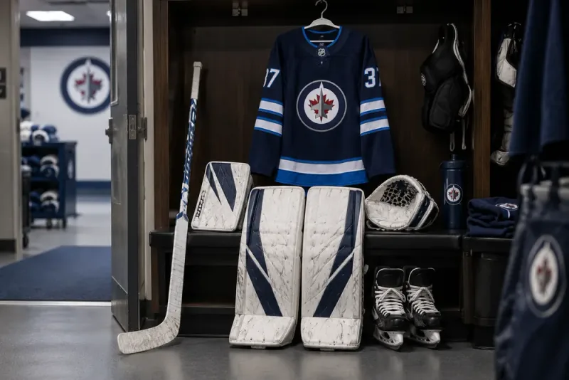 Connor Hellebuyck uteblir – stängs av