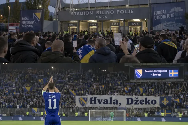 Edin Džekos avsked skapar biljettkaos