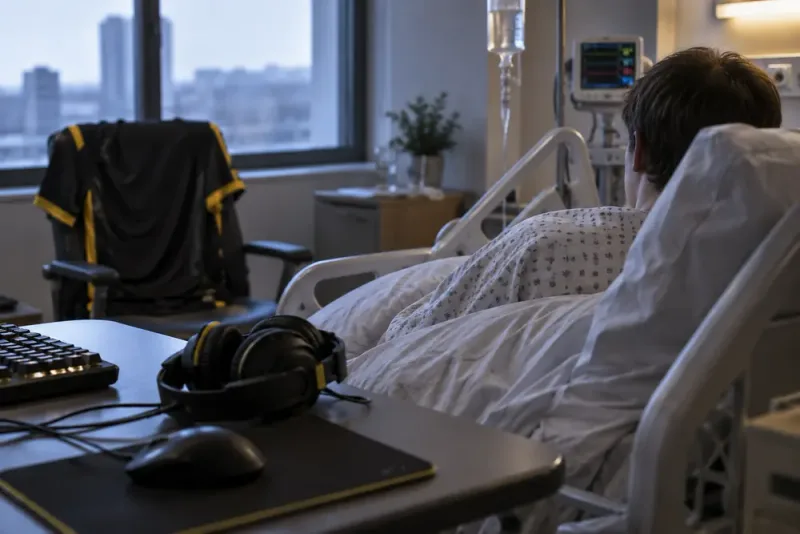 Fredrik Sterner vårdas på sjukhus