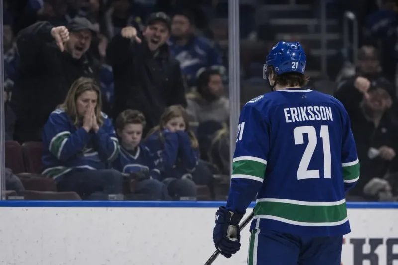 Loui Erikssons familj hånades i Vancouver