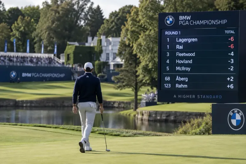 Joakim Lagergren delar ledningen på Wentworth
