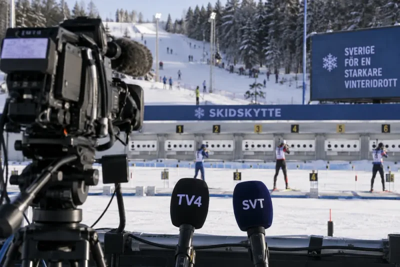 TV4 och SVT delar skidskyttet