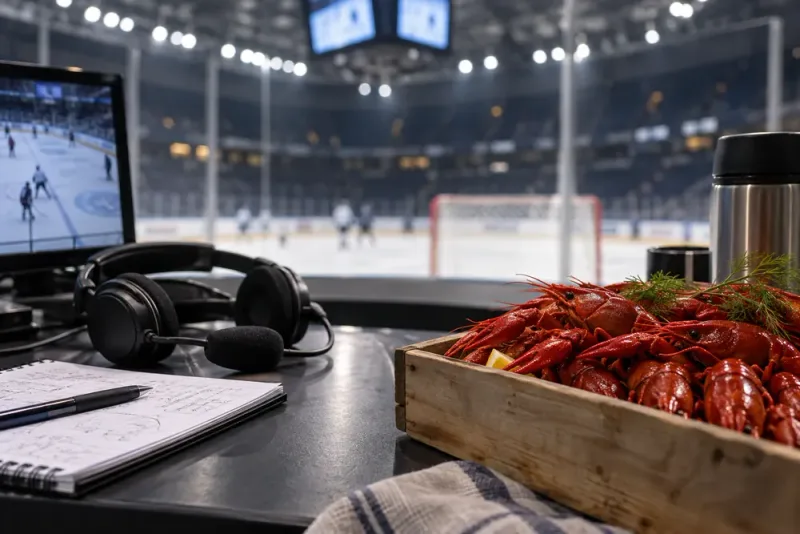 Petter Rönnqvist kombinerar SHL med kräftsäsong