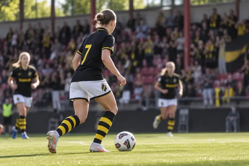 Ellie Junetoft satsar allt på fotbollen