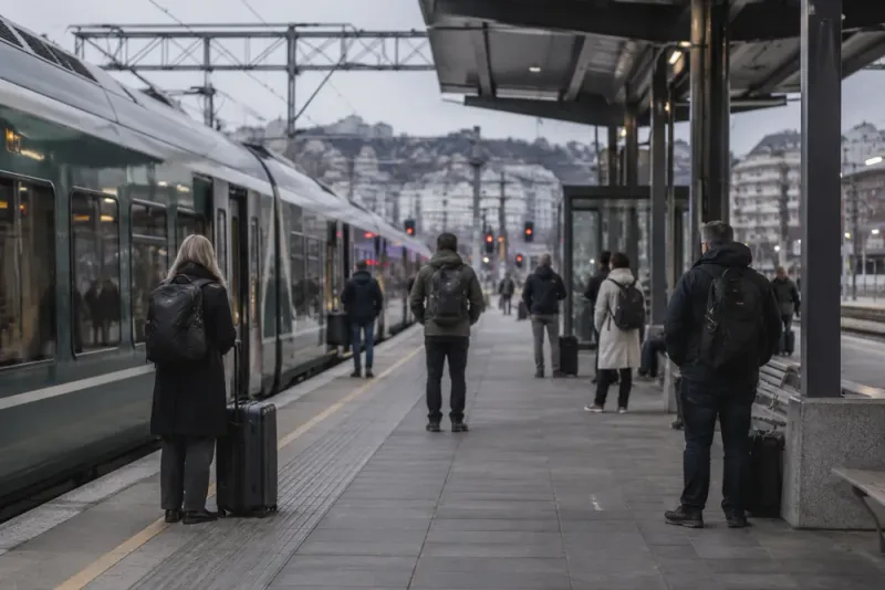Hundratals tåg inställda i norsk lokförarstrejk