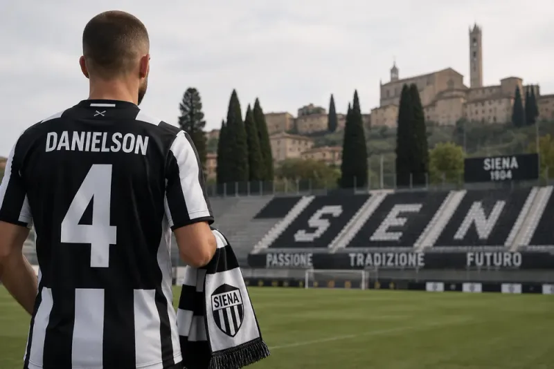Marcus Danielson skriver på för Siena