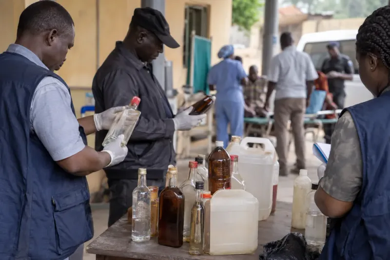 Metanolförgiftning i Nigeria dödar minst 48 personer