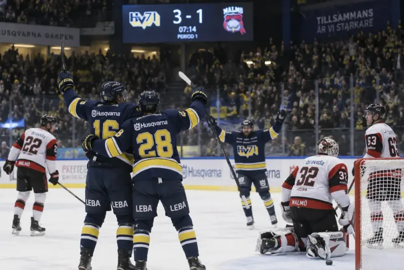 HV71 tog tidigt grepp mot Malmö