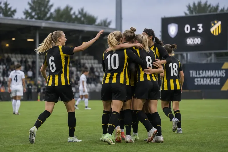 BK Häcken utökar ledningen efter storseger
