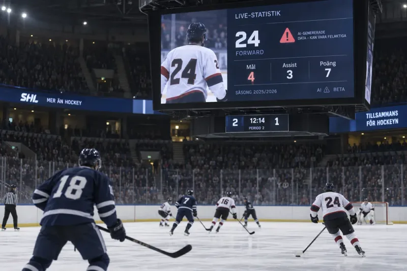 AI-miss gav fel siffror i SHL-premiären