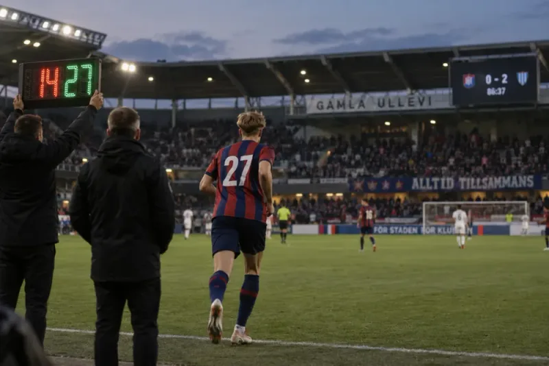 Liam Filip Andersson debuterade i allsvenskan