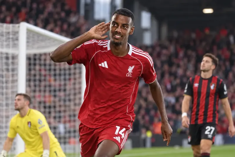 Alexander Isak avgjorde för Liverpool mot Bournemouth