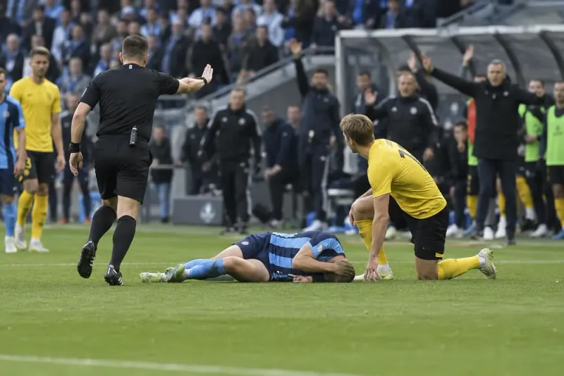Djurgården reagerade efter huvudsmällen på Tenho