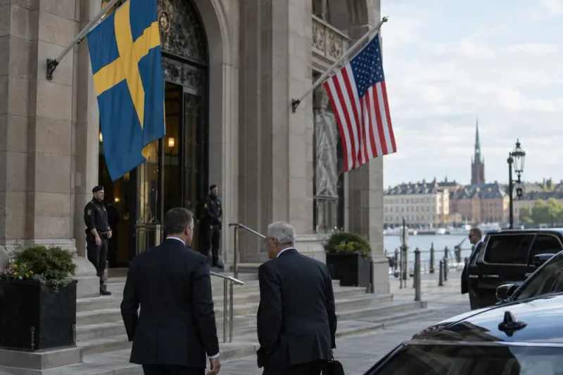 Trumpförhandlare beskriver ekonomiska hot mot Sverige