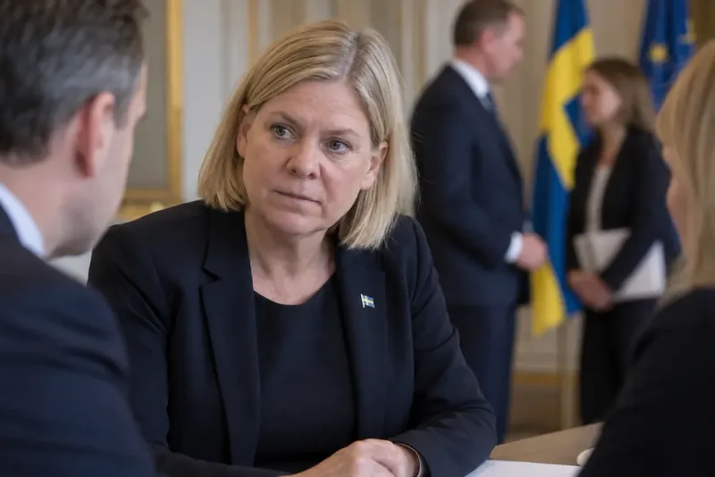 Andersson sonderar regeringsstöd inför statsministeromröstning