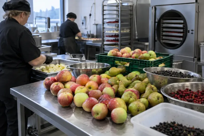 Östersund samlar in frukt till mat och beredskap