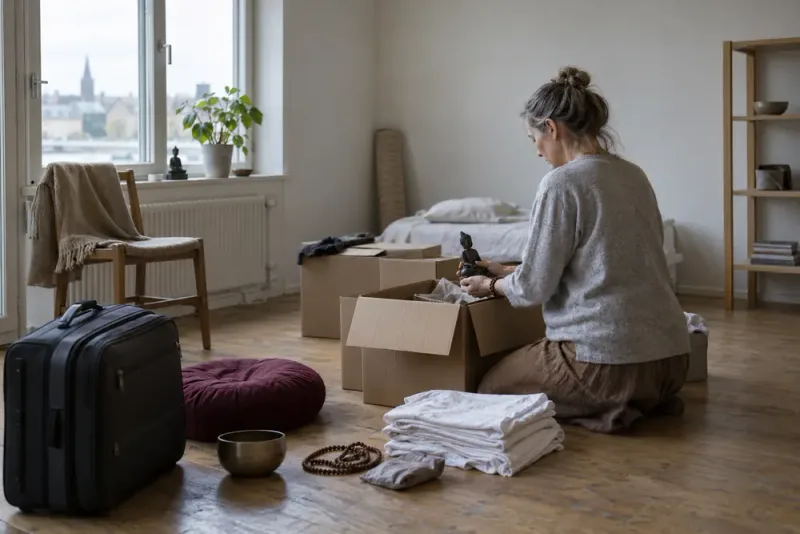 Ariela Faxe säljer allt för klosterliv i Asien