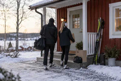 Alvar Myhlback och Anja Stolpe flyttar ihop