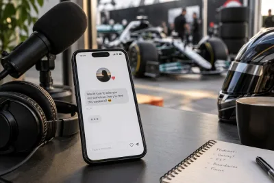 Lola Weippert nobbade Lewis Hamiltons inbjudan