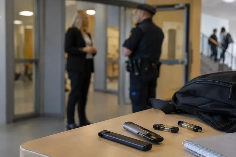 Polisen varnar efter cannabis-vapes på Söderhamnsskolor