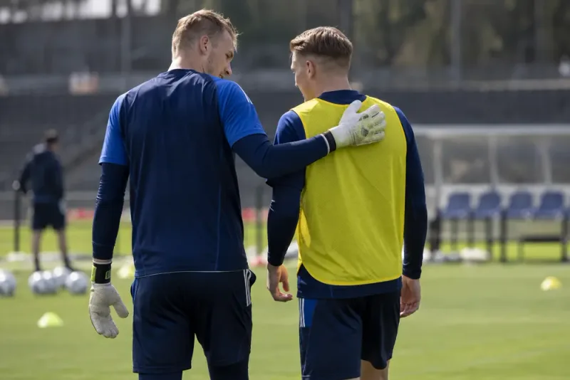 Viktor Johansson finns där för Gyökeres