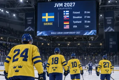 Juniorkronornas JVM-schema är nu fastställt