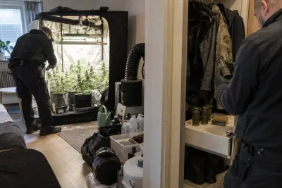 51-åring odlade cannabis – rökgranater hittades i garderob