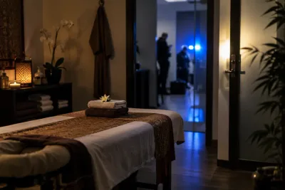 Fyra män åtalas efter misstänkta sexköp på massagesalonger