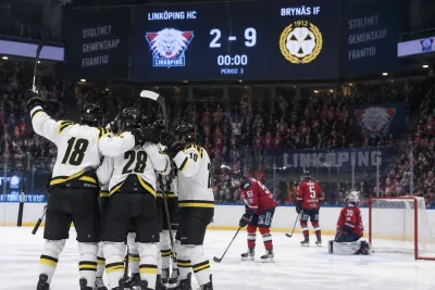 Brynäs svarade med nio mål i Linköping