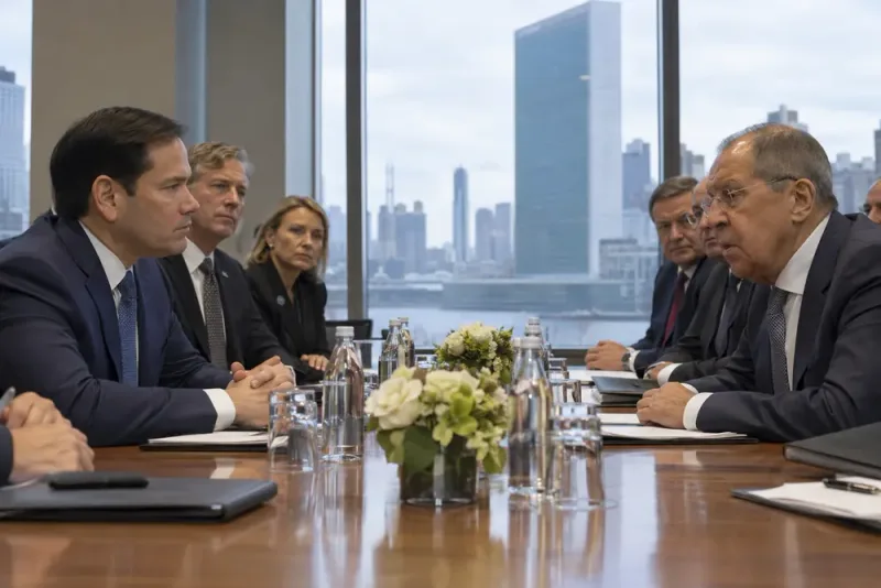 Marco Rubio och Sergej Lavrov möts om Ukraina