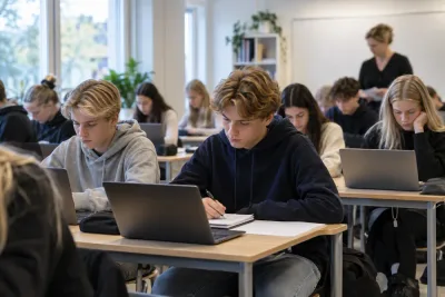 Pojkar går om flickor i gymnasiebehörighet