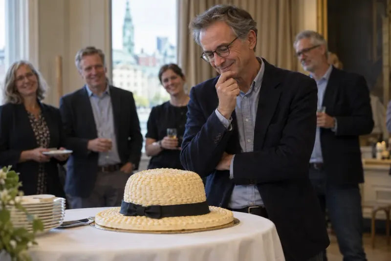 Jonas Hinnfors får äta hatttårta efter Liberalernas valresultat