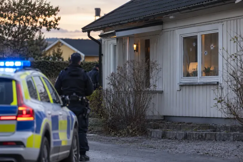 Skott avlossades mot bostad i Strängnäs