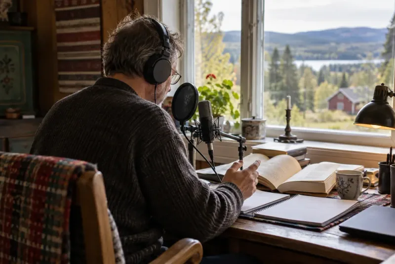 Kent Klint Engman bevarar hälsingemål i böcker
