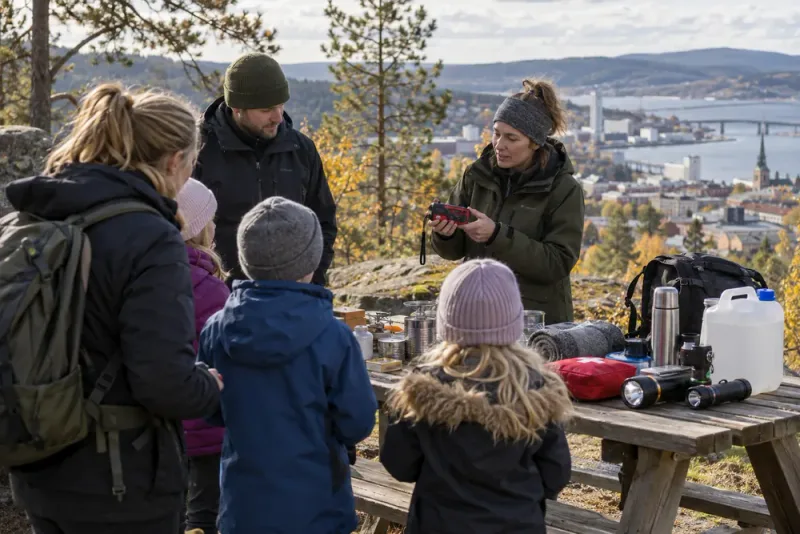 Barn lärde sig krisberedskap på Norra berget