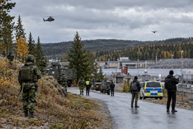 Totalförsvarsövning ger ökad militär närvaro i Västerbotten