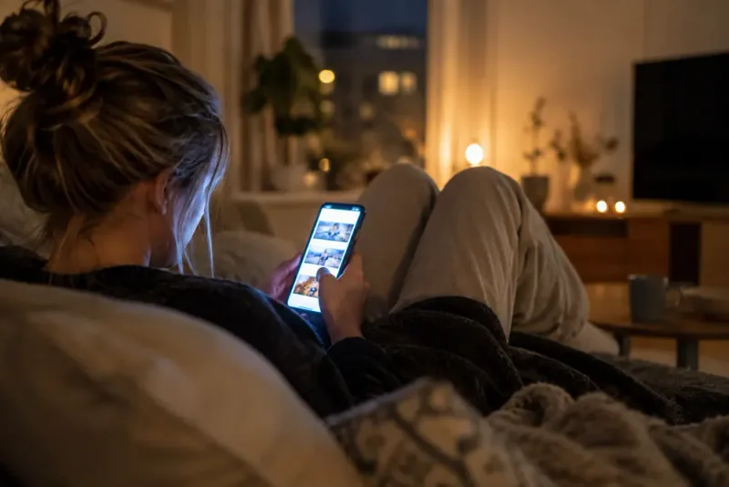 Många svenskar fastnar i passivt mobilskrollande