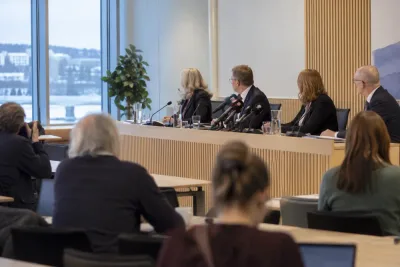 Region Västerbotten höll presskonferens efter nämndmöte