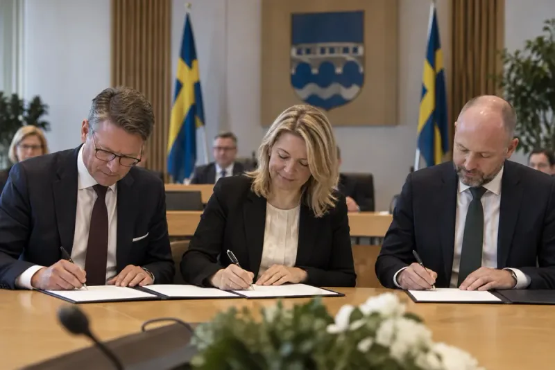 Treboavtalet klart – nytt styre tar över Sandviken