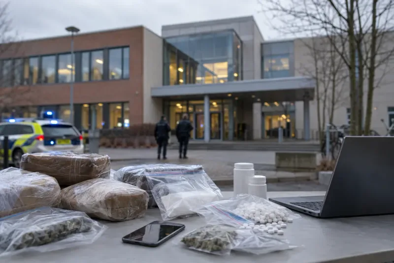 Elev häktad för mordplaner – sju åtalas i narkotikahärva