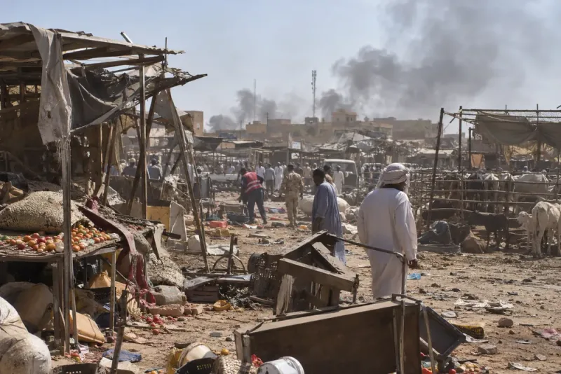 Över 30 döda när drönare slog till mot marknad i Sudan